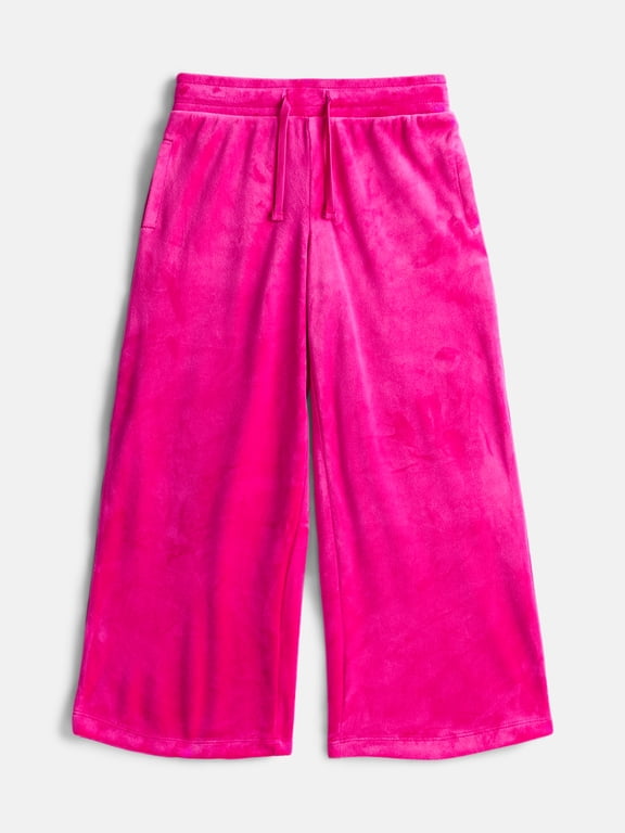 Girls Velour Flare Pants, Sizes 4-18 & Plus