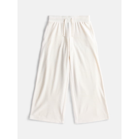 Wonder Nation Girls Velour Flare Pants, Sizes 4-18 & Plus