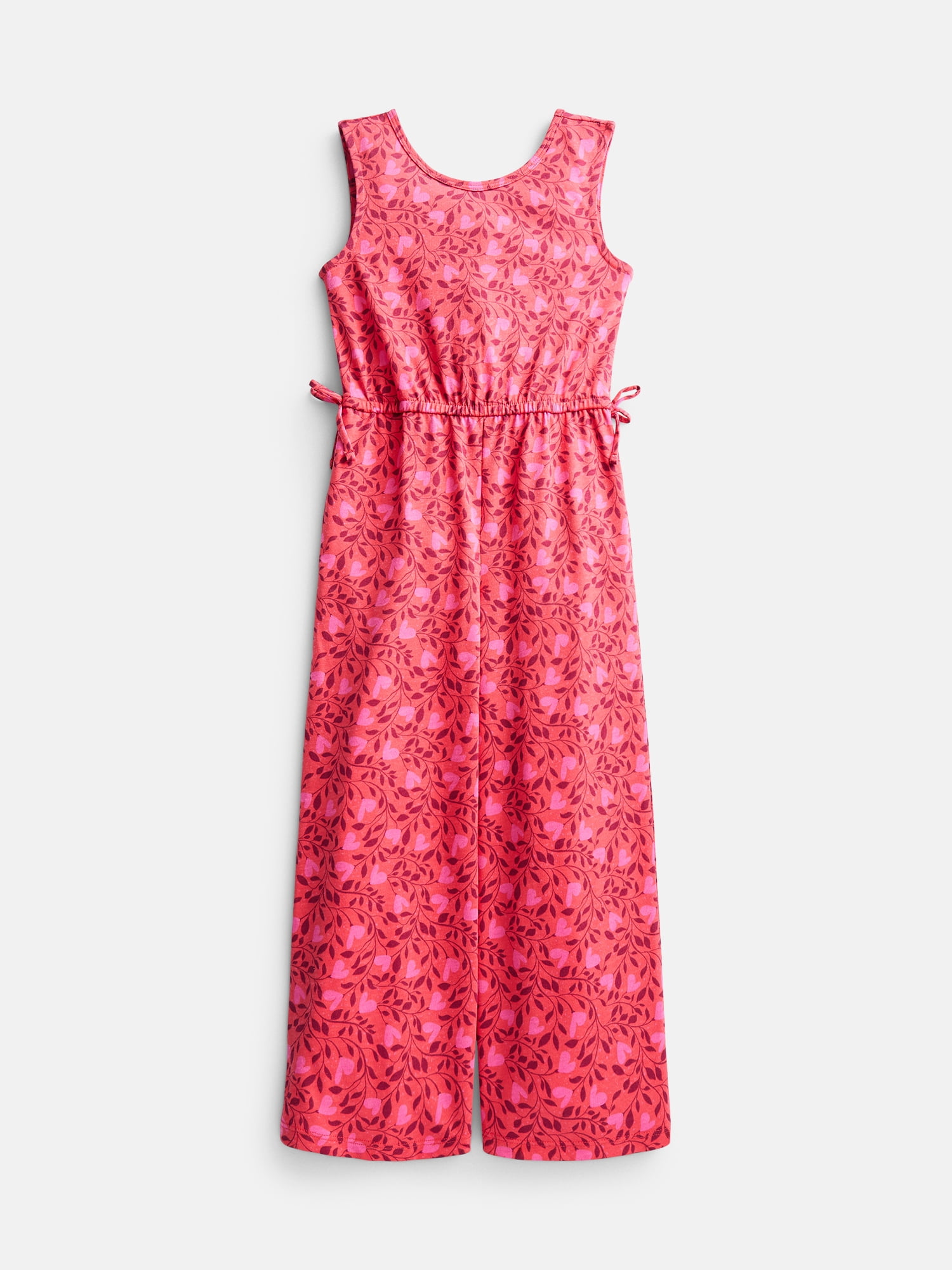 Wonder Nation Girls Wide Leg Play Jumpsuit, Sizes 4-16 & Plus