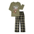 thumbnail image 1 of Wonder Nation Boys Long Sleeve Top and Pants Sleep Set, 2-Piece, Sizes 4-16, 1 of 3