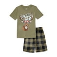 thumbnail image 1 of Wonder Nation Boys Short Sleeve Top and Shorts Sleep Set, 2-Piece, Sizes 4-16, 1 of 3