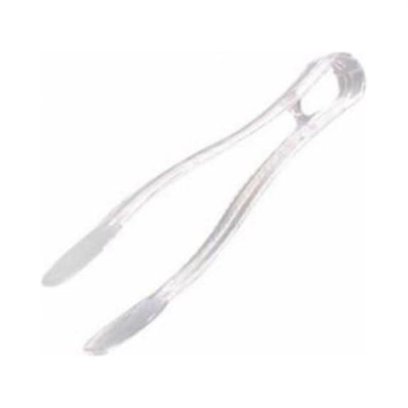 WNA A7TSCL CPC 9 in. CaterLine Plastic Serving Tongs - Clear, Case of 48