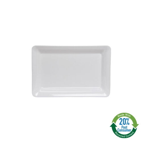 WNA CaterLine Rectangle Heavy Duty Catering Tray, A1410WH, White, 14" x 10" | 25/Case