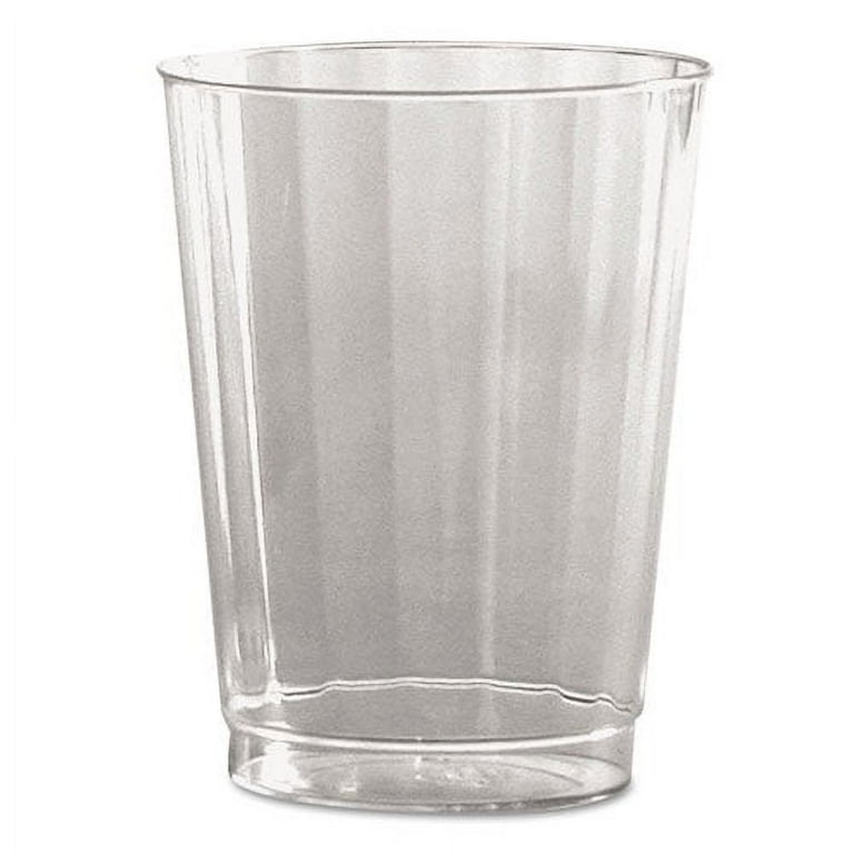 Classic Crystal Plastic Tumblers, 9 oz, Clear, Fluted, Squat, 20/Pack, 12 Packs/Carton Classic Crystal Plastic Tumblers, 9 oz, Clear, Fluted, Squat, 20/Pack, 12 Packs/Carton