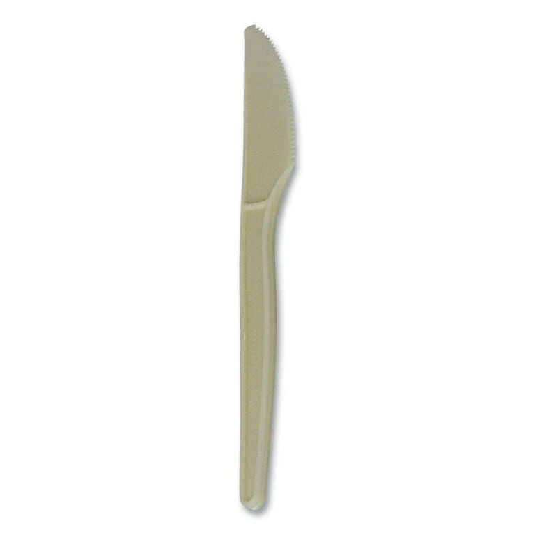 EcoSense Renewable Plant Starch Cutlery, Knife, 7 EcoSense Renewable Plant Starch Cutlery, Knife, 7