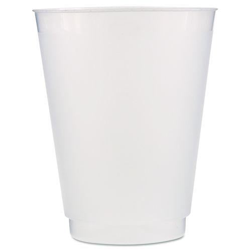 WNA Front Flex Plastic Cups 16 oz Frosted/Translucent PF16