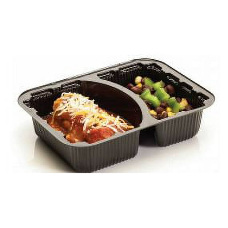 WNA Par-Pak OVS Hinged Ops Tray Container, 6 oz, Clear 1500/Case
