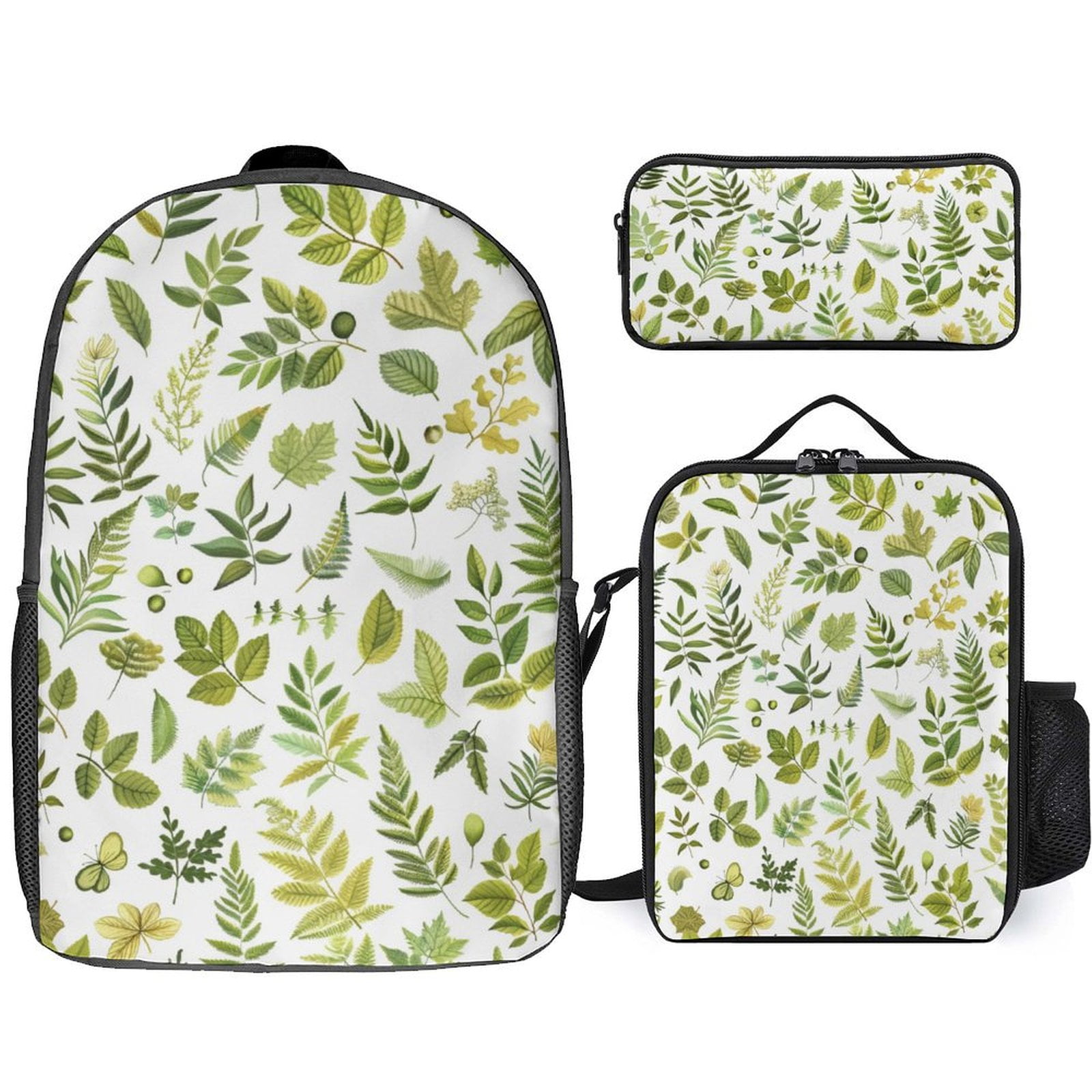 Upetstory 3-Piece Kids Backpack Set | Frog Design Backpack With Lunch Bag & Pencil Case - View #3