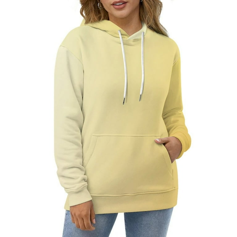 Hoodie yellow cream new arrivals