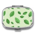 WNAGSB Iconic Mint Patterns 462 Small Pill Box, Metal Pill Box