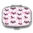 WNAGSB Ink Wash Bats132 Small Pill Box, Metal Pill Box Organizer with