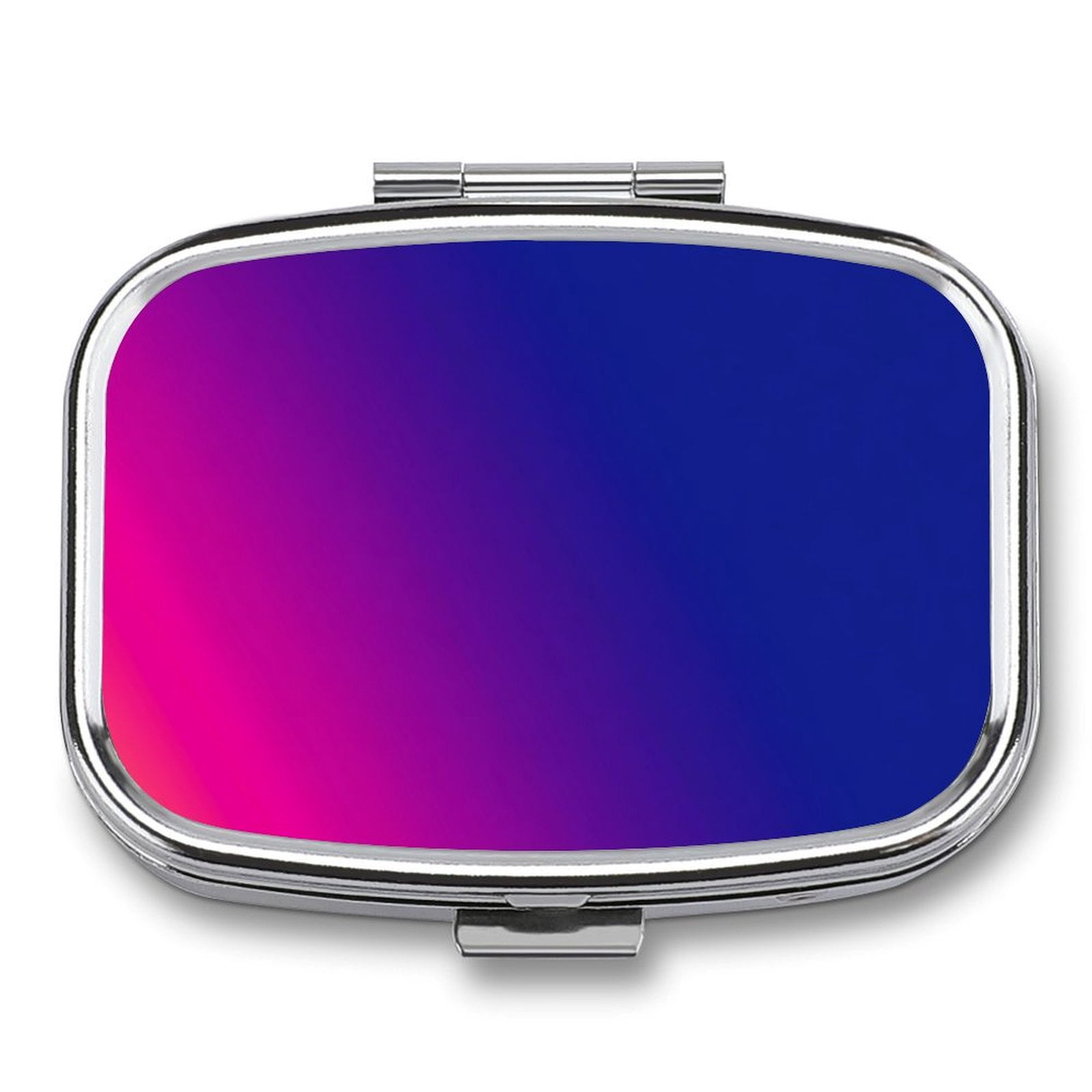 WNAGSB Radiant Deep Blue Gradient-449 Small Pill Box, Metal Pill Box ...
