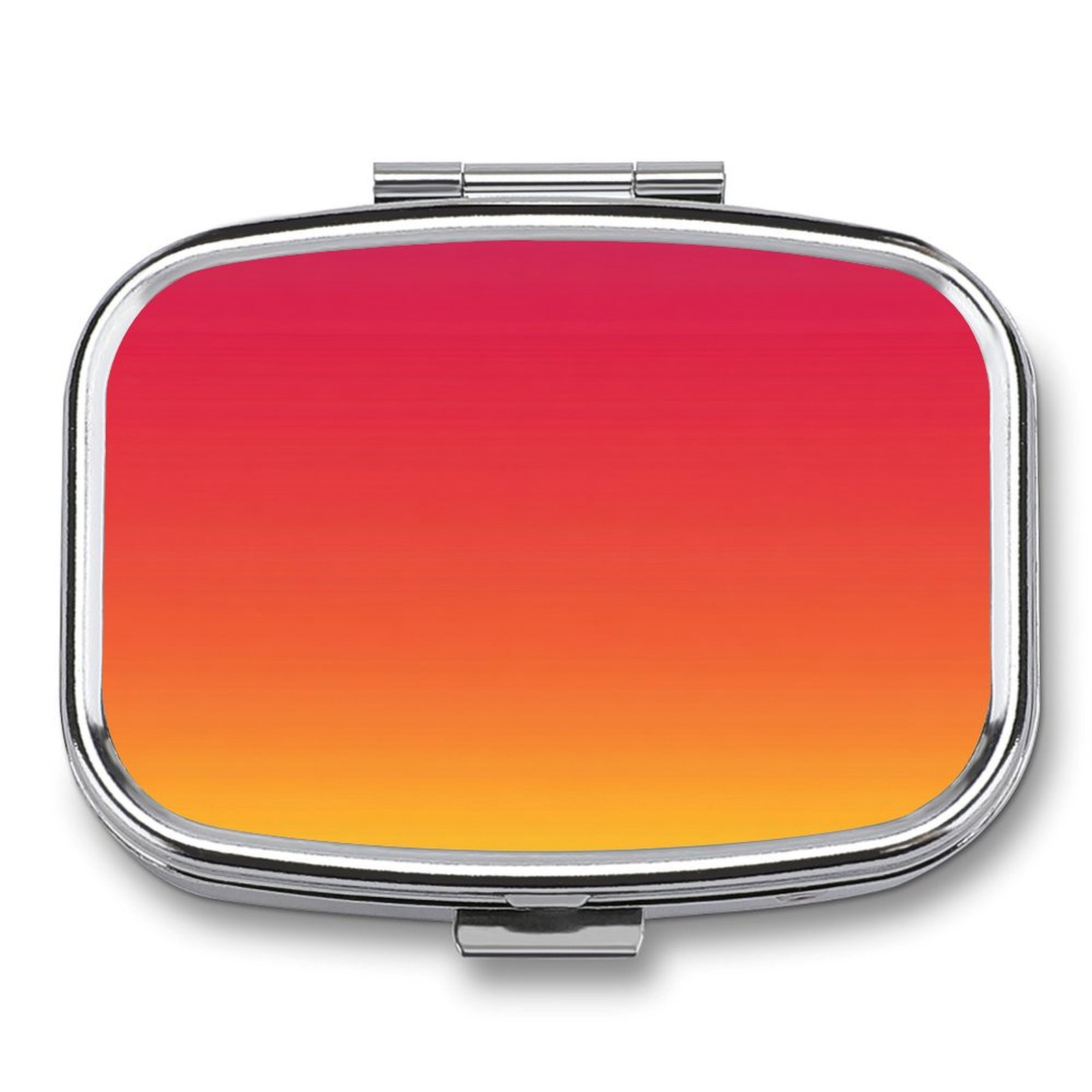 WNAGSB Rose Red Blend546 Small Pill Box, Metal Pill Box Organizer with Lock, Mini Medicine Box