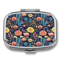 WNAGSB Southwest Cactus Garden287 Small Pill Box, Metal Pill Box