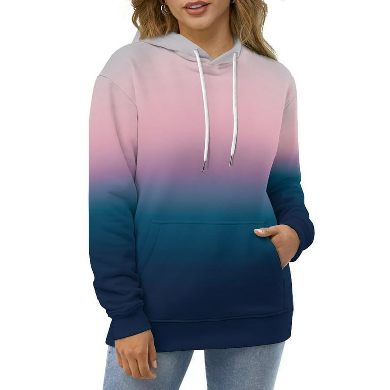 Pastel pink and blue hoodie best sale