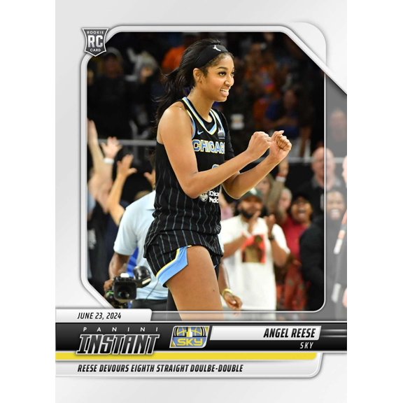 WNBA 2023-24 Instant Basketball Angel Reese #87 (Rookie, Devours 8th Straight Double-Double)