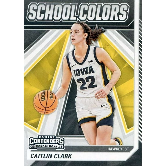 WNBA 2024 Panini Caitlin Clark Collection School Colors Caitlin Clark SC2
