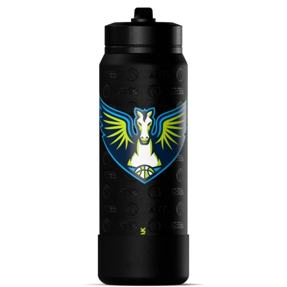 Hydrapeak x WNBA Officially Licensed Dallas Wings 26 oz Active Water Bottle with Chug Lid and Handle Reusable Stainless Steel Double Wall Insulated Sports Gift