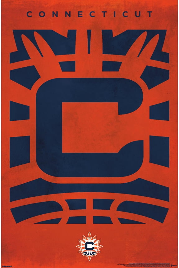 WNBA Connecticut Sun - Logo 25 Wall Poster, 22.375" x 34"