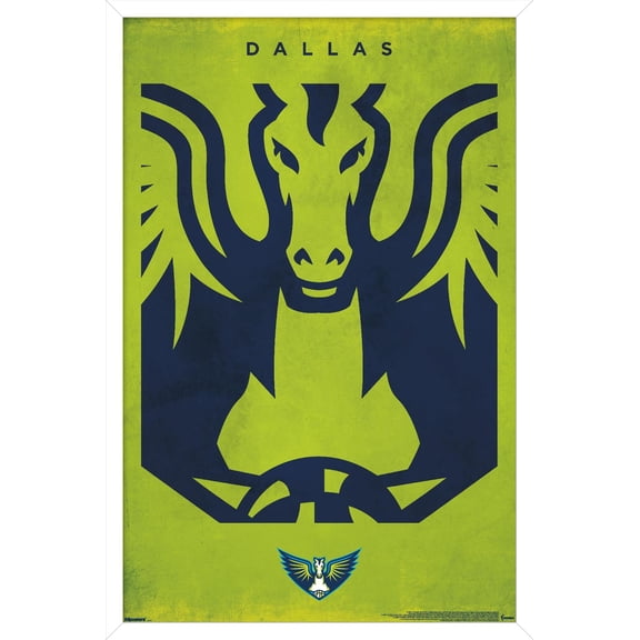 WNBA Dallas Wings - Logo 25 Wall Poster, 22.375" x 34" Framed