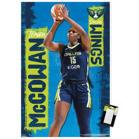 WNBA Dallas Wings - Teaira McCowan 25 Wall Poster, 22.375" x 34"