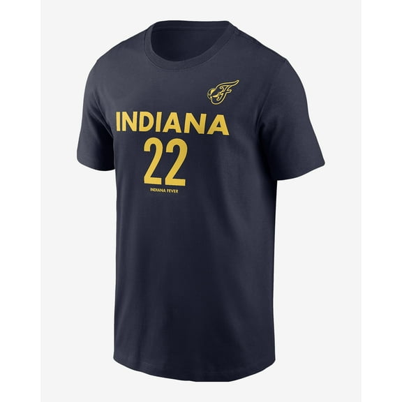 WNBA Indiana Fever Clark 22 Star T-Shirt, Basketball Fan 2-sided Shirt For Men Women, Sport Gift double sided Tee, Navy Color, Size S