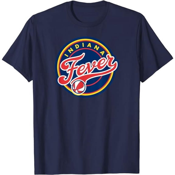 WNBA Indiana Fever Fan Base T-Shirt, Basketball Shirt For Men Women, Navy Color, Size L
