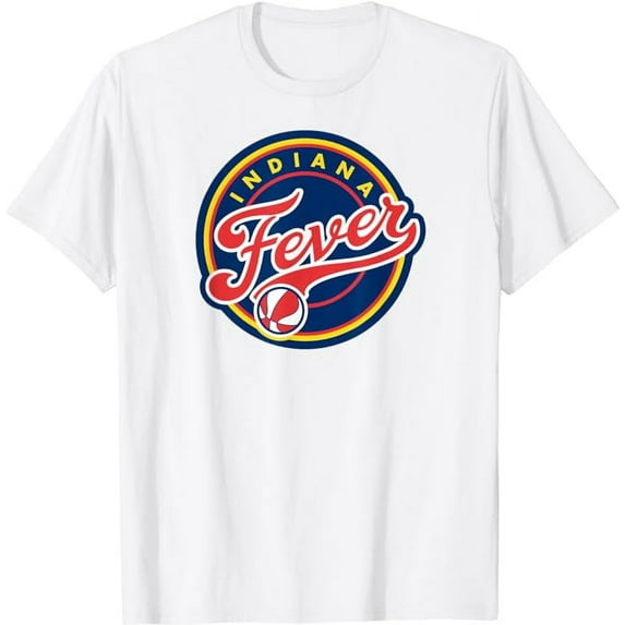 WNBA Indiana Fever Fan Base T-Shirt, Basketball Shirt For Men Women, White Color, Size L