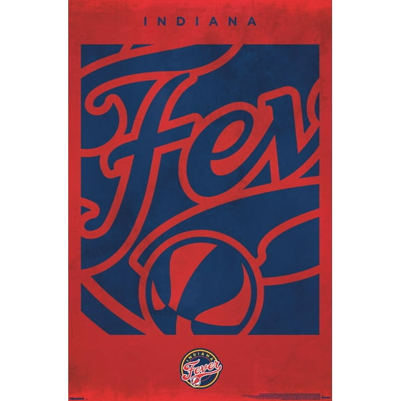 WNBA Indiana Fever - Logo 25 Wall Poster, 22.375" x 34"