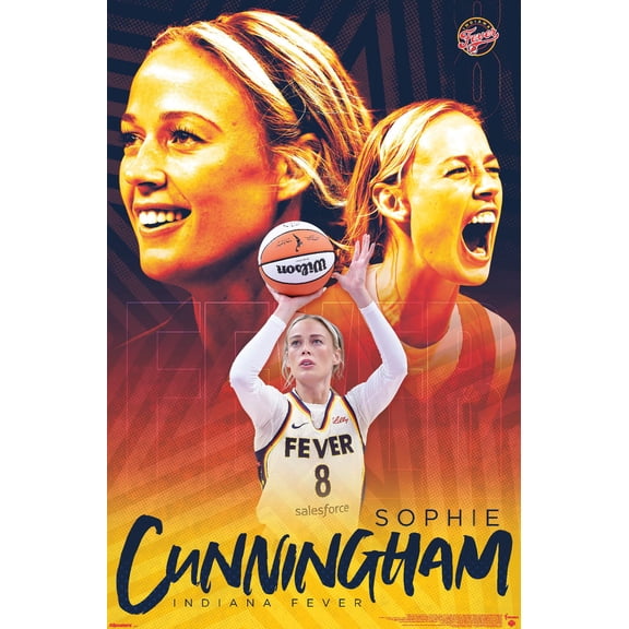 WNBA Indiana Fever - Sophie Cunningham 26 Wall Poster, 22.375" x 34"