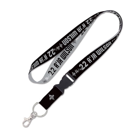 WNBA Las Vegas Aces Aja Wilson 1" Reversible Lanyard with Buckle