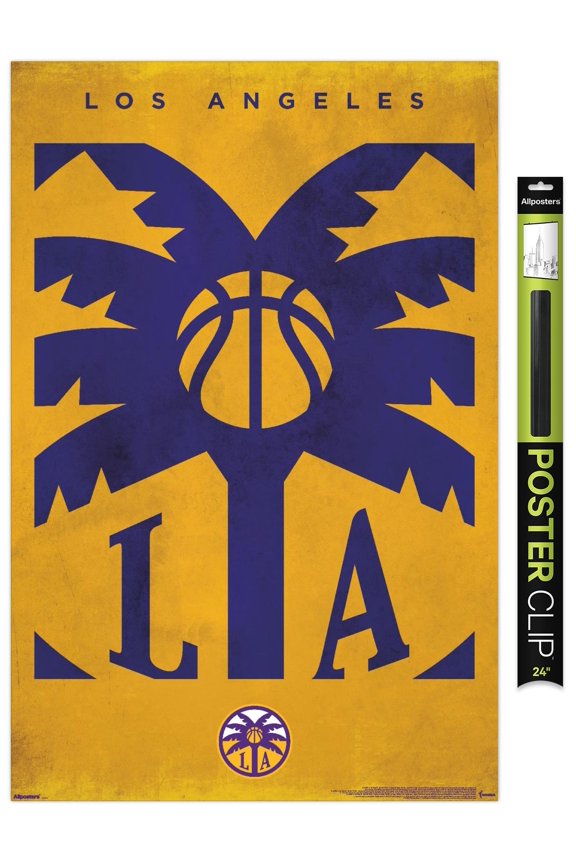 WNBA Los Angeles Sparks - Logo 25 Wall Poster, 22.375" x 34"