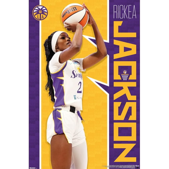 WNBA Los Angeles Sparks - Rickea Jackson 25 Wall Poster, 22.375" x 34"