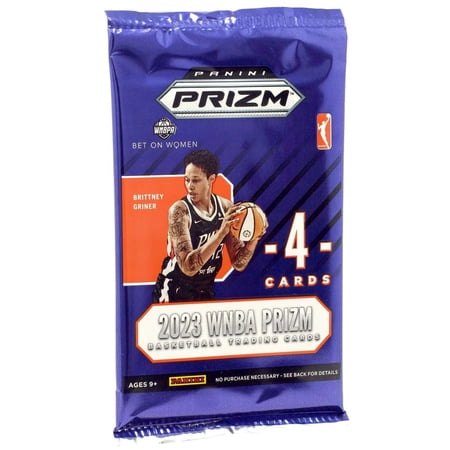 WNBA Panini 2023 Prizm Basketball Trading Card BLASTER Pack (4 Cards)