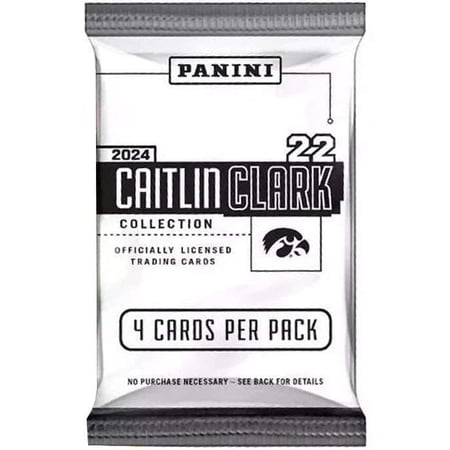 WNBA Panini 2024 Caitlin Clark Collection Trading Card BLASTER Pack (4 Cards)