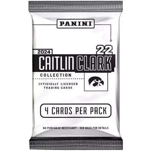 WNBA Panini 2024 Caitlin Clark Collection Trading Card BLASTER Pack (4 Cards)