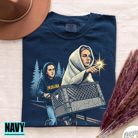 WNBA Stars Basketball Duo Shirt, Garment Dyed Basketball Graphic Tee, Sport Fan Gift