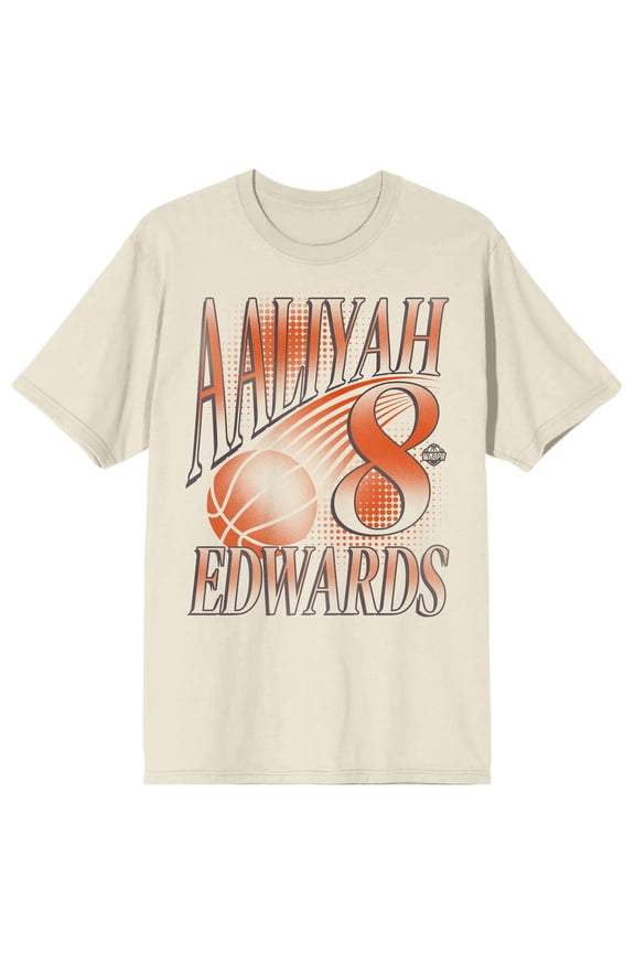 WNBPA Aaliyah Edwards 8 Logo Tee for Adult Fans-XXL