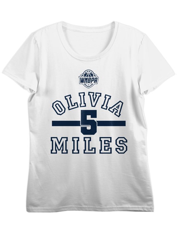 WNBPA Olivia Miles Number 5 Graphic Tee for Women-XL