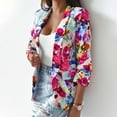 thumbnail image 1 of WNEGSTG Blazer Jackets for Women 2023 Autumn Fashion Printed Jacket Casual Small Suit, 1 of 4