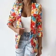 thumbnail image 1 of WNEGSTG Blazer Jackets for Women 2023 Autumn Fashion Printed Jacket Casual Small Suit, 1 of 5