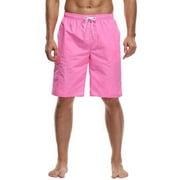 WNEGSTG Cargo Pants for Men Quick Drying Swimming Trunks with Mesh and Beach Board Shorts Pockets