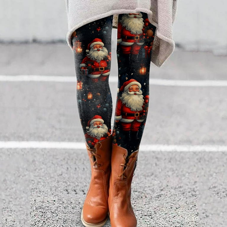 Printed winter outlet leggings