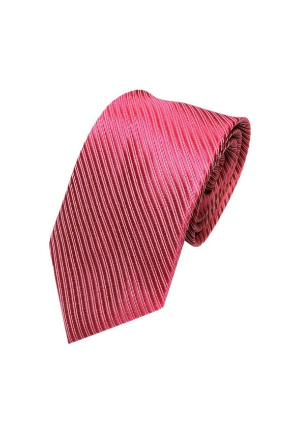 Christmas Ties for Men, Pink Ties for Men, Mens Classic Jacquard Woven Striped Necktie Men's Tie Party Wedding Tie