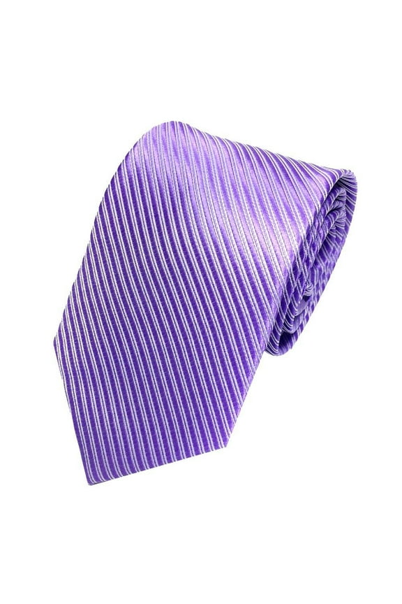 Christmas Ties for Men, Purple Ties for Men, Mens Classic Jacquard Woven Striped Necktie Men's Tie Party Wedding Tie