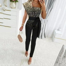 MSK Womens Plus Sheer Overlay Rhinestones Jumpsuit Walmart