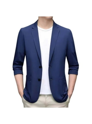 Mens short sleeve blazer hot sale