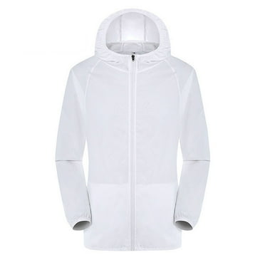 WNEGSTG Rain Jacket Waterproof Lightweight Outdoor Active Windbreaker Breathable Hooded Rain Coat