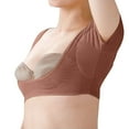 thumbnail image 1 of WNEGSTG Underarm Sweat Vest Breathable Underarm Sweat Proof Pads for Under Armpits Sweat for Women Girls Ladies Brown, 1 of 6