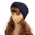 thumbnail image 1 of WNEGSTG Warm Winter Headbands For Women Cable Crochet Turban Ear Warmer Headband Gifts 1Pack, 1 of 4